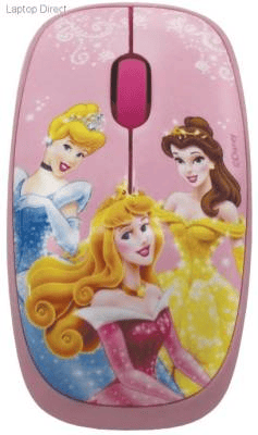 Disney Pink 3button Princess Optical USB Mouse